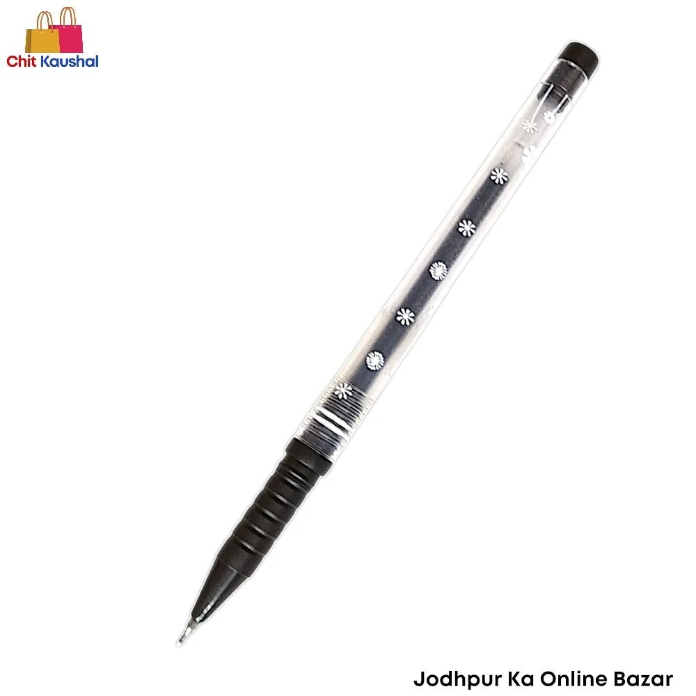 2024/12/1000153690.jpg Goldex Kiwi Gel Pen - Black ( Pack of 5 ) - Image 4