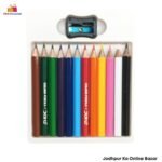 DOMS Pencil Colour ( 12 Colour Shade ) ( 88 mm Length )