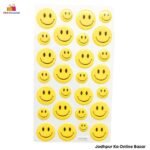 Smiling Emoji Puffy Foam Stickers ( LYH - 25 )