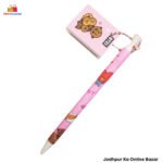 BTS BT21 Pink Mechanical 0.7mm Lead Pencil with Cute Diary