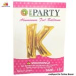 Letter "K" Alphabet Foil Balloon ( 16" )