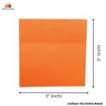 JC's Orange Transparent 3x3 Stick Notes