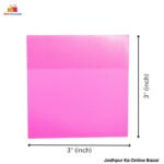 JC's PinkTransparent 3x3 Stick Notes