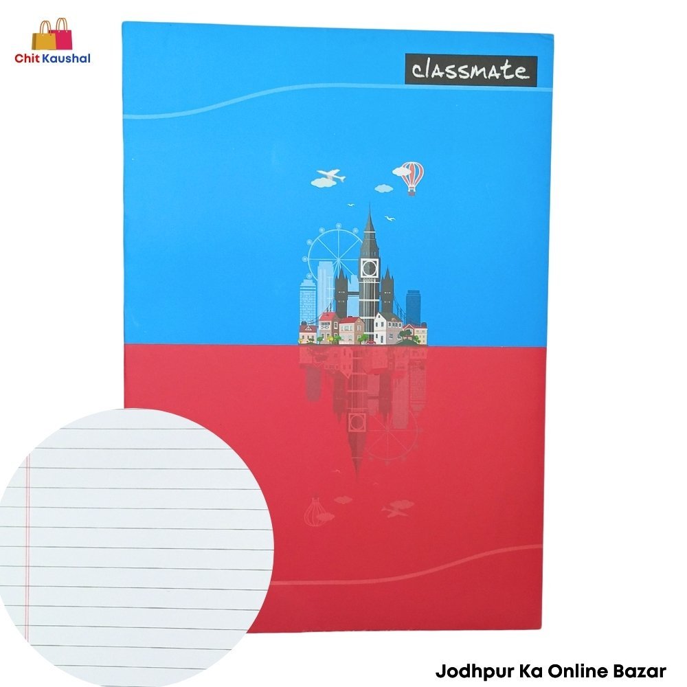 saththi (3) Classmate A4 size Register/Notebook 72 Page ( Single Line Ruled ) - Image 1