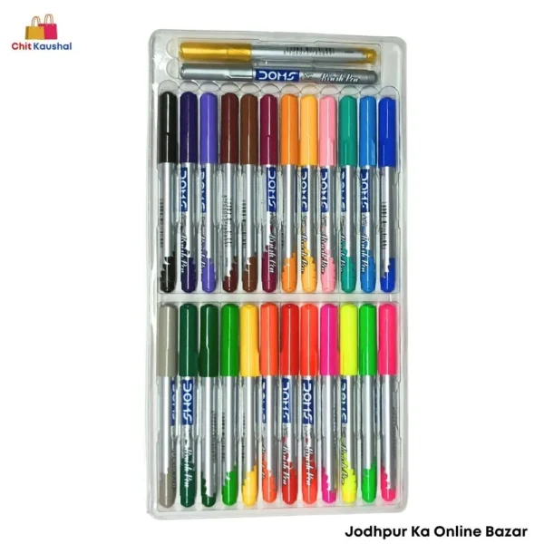 DOMS Brush Pen Set ( 24 + 1 +1 Brush Pen Set)