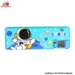 Pencil Compass Box with LED Light & Dual Sharpener - Space