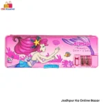 Pencil Compass Box with LED Light & Dual Sharpener - Mermaid