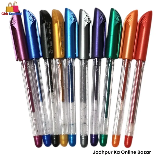 Flair Glitter Sparkle Gel Pen ( 10 Shades )