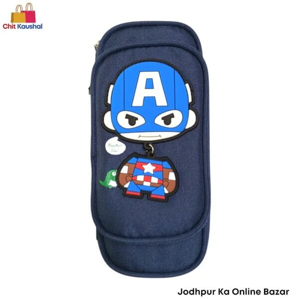 Fabric Pencil Pouch - Dark Blue (5518)