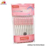 Unomax Ultron Pearl Ball Pen - Red ( Pack of 10 )