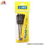 Link Mexa Fine Ball Pen - Black ( Pack of 5 )