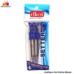 Elkos Better Ball Pen - Blue ( Pack of 5 )
