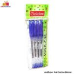 Goldex Kiwi Blue Ink Pen – Pack of 5