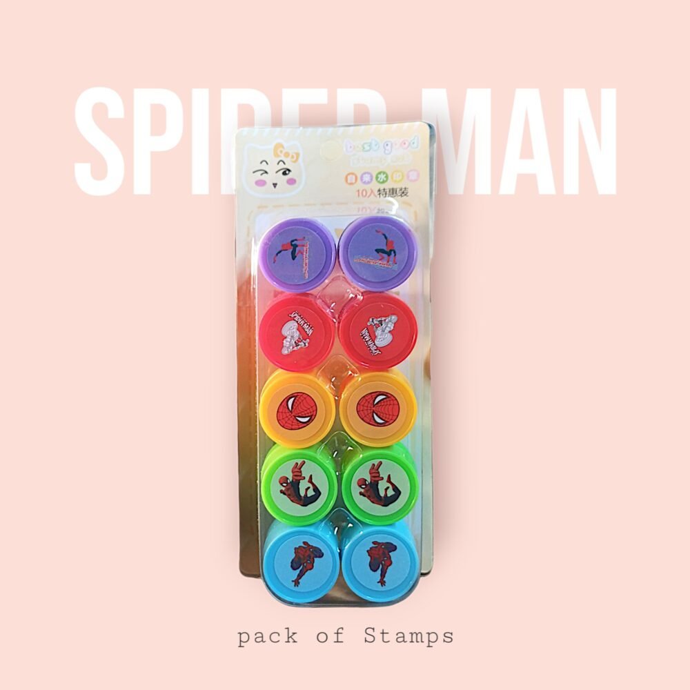 Spider Man Theme Self Inking Stamps for Fun, Stationery & Art - Image 3