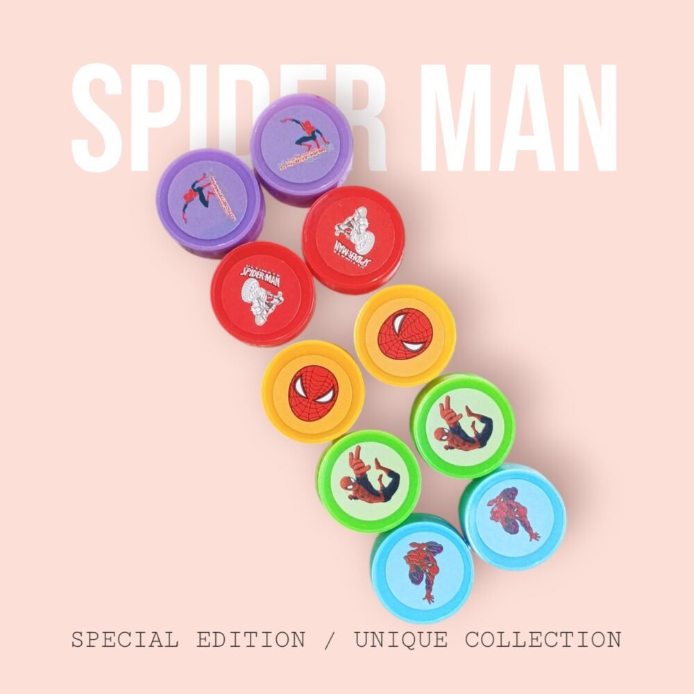 Spider Man Theme Self Inking Stamps for Fun, Stationery & Art - Image 1