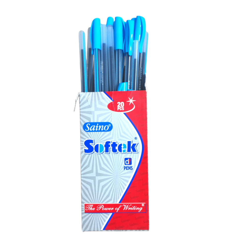 Saino Softek Pen - Sky Blue ( Pack of 20 Pcs ) - Image 1